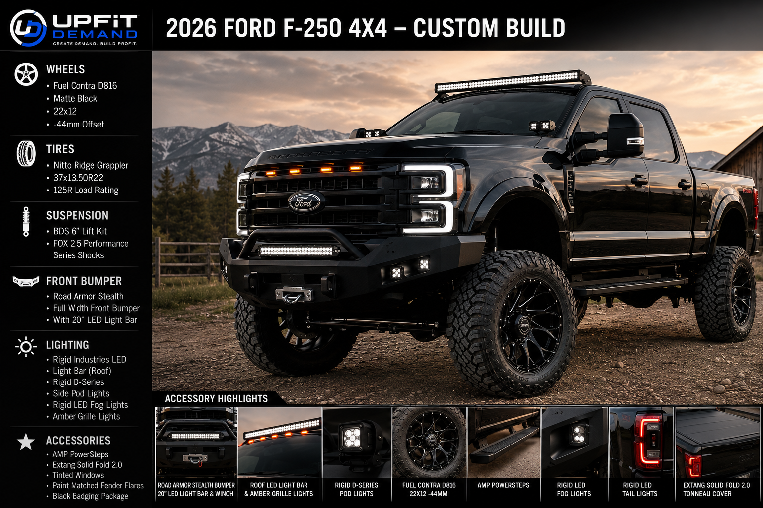 2026 Ford F-250 custom build campaign creative