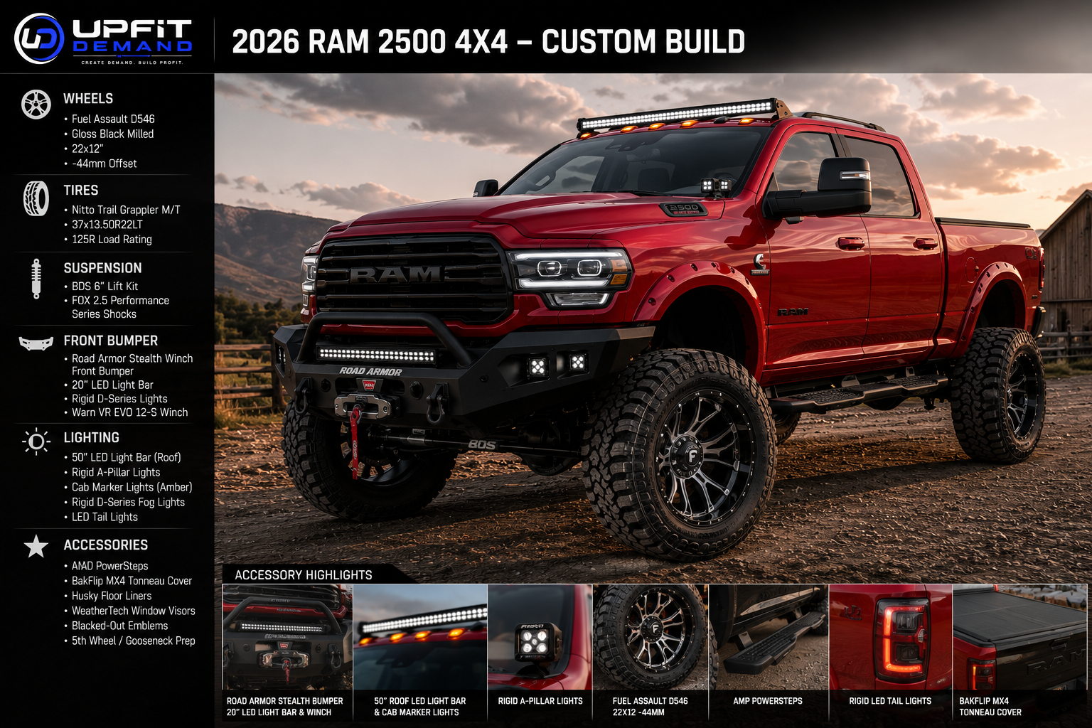 2026 Ram 2500 custom build campaign creative